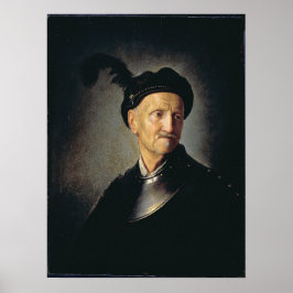 Man in Armor - Rembrandt - c1632 Poster