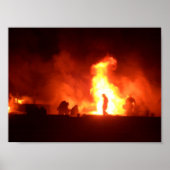 man in brand poster (Voorkant)