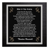 Man in de arena — Afdruk van de Theodore Roosevelt (Voorkant)