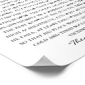 Man in de Arena Speech Theodore Roosevelt Quote Poster (Hoek)