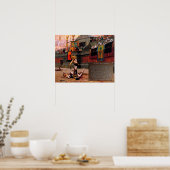 "Man in de arena" Theodore Roosevelt Poster (Keuken)