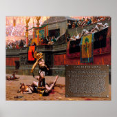 "Man in de arena" Theodore Roosevelt Poster (Voorkant)