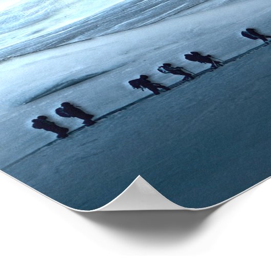 Man in de Berg Fantasy Sculpture Poster (Hoek)