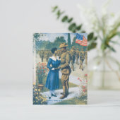  Man in de Eerste Wereldoorlog is geen lul Briefkaart (Staand voorkant)