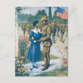 Man in de Eerste Wereldoorlog is geen lul Briefkaart (Voorkant)