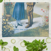 Man in de Eerste Wereldoorlog is geen lul keuken Theedoek (Gevouwen)