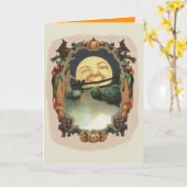 Man in de Heks van de Lantaarn van de Hefboom O Kaart (Gele Bloem)