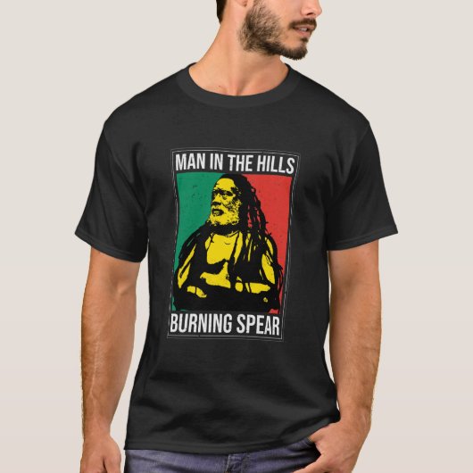 Man in de heuvels - verbluffende Spear T-shirt (Voorkant)