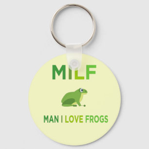 man in de liefde kikkers sleutelhanger