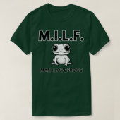 Man in de liefde voor kikkers MILF T-shirt (Design voorkant)