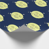 Man in de maan cadeaupapier (Hoek)