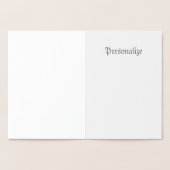  man in de maan Full Face Star Silver folie Folie Kaarten (Binnen)