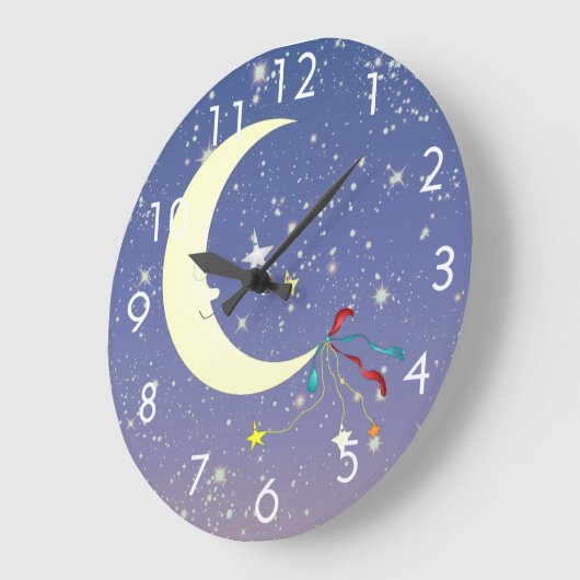 Man in de maan grote klok (Hoek)