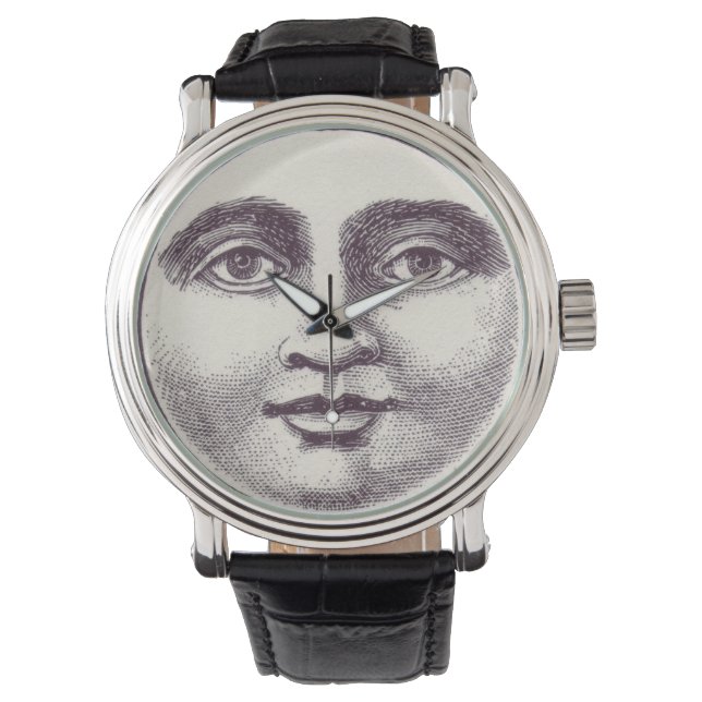 Man in de maan horloge (Voorkant)