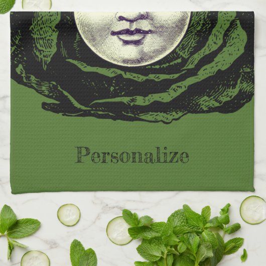 Man in de maan kool hoofd theedoek (Gevouwen)