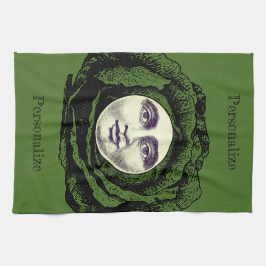 Man in de maan  kool hoofd theedoek (Horizontaal)