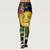 Man in de maan Leggings (Achterkant)