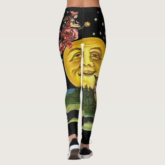  Man in de maan Leggings (Achterkant)