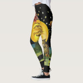 Man in de maan Leggings (Links)