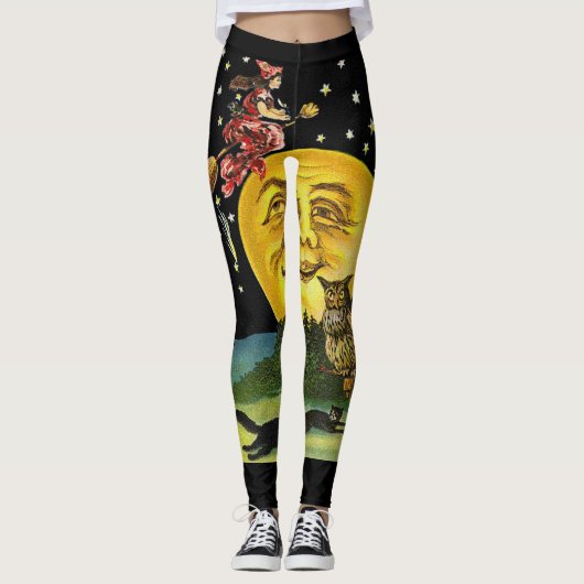 Man in de maan Leggings (Voorkant)