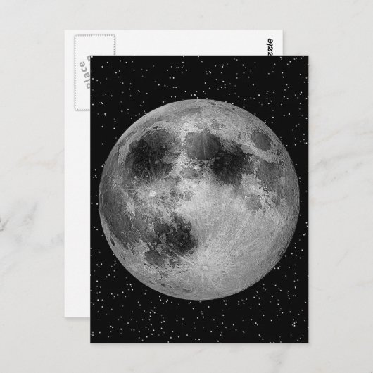 Man in de maan - Muliple Products2 Briefkaart (Voorkant / Achterkant)