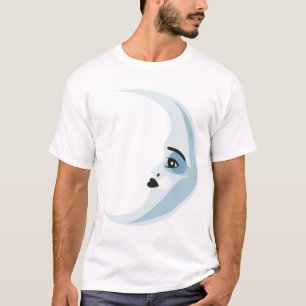 Man in de maan t-shirt