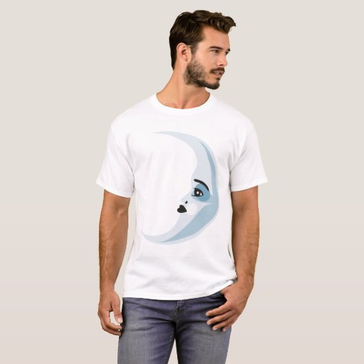 Man in de maan t-shirt (Voorkant volledig)