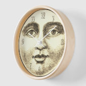 man in de maan vol gezicht bruin sepia goud (Hoek)