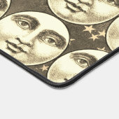 man in de maan vol gezicht sepia goudbruin bureaumat (Hoek)