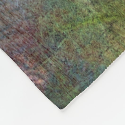 MAN IN DE MAZE-versiering + uw achtergrond Fleece Deken (Hoek)