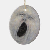 Man in de moonkeramiek keramisch ornament (Rechts)