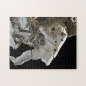 Man in de ruimte legpuzzel (Horizontaal)