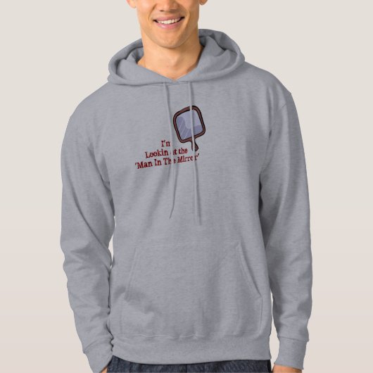 'Man in de spiegel', Hoodie (Voorkant)