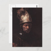 Man in een Golden Helmet Briefkaart (Voorkant / Achterkant)