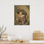 Man in een groot Pet - Frans Hals Fine Art Poster (Keuken)