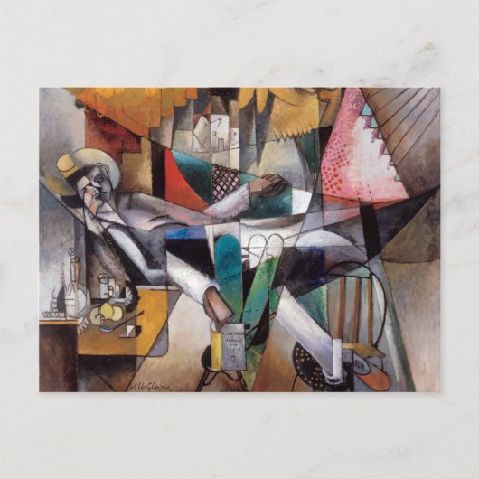 Man in een Hammock | Albert Gleizes | Briefkaart (Voorkant)