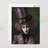 Man in een slokdarm briefkaart (Voorkant / Achterkant)