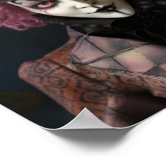 Man in een slokdarm poster (Hoek)