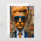 Man in een vervallen samenleving briefkaart (Voorkant / Achterkant)