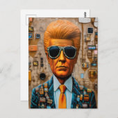 Man in een vervallen samenleving briefkaart (Voorkant / Achterkant)