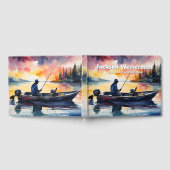 Man in een Vissende boot op Lake Memorial Gastenboek (Volledig)