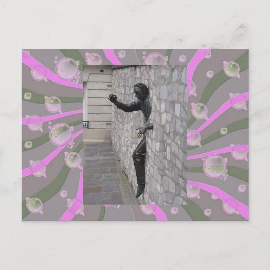 Man in het Briefkaart van Parijs (Voorkant)