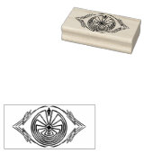 MAN IN HET DOOLHOF - tribaal tattoo lijst I Rubberstempel (Gestempeld)