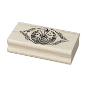 MAN IN HET DOOLHOF - tribaal tattoo lijst I Rubberstempel (Stempel)