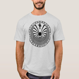 Man in het doolhof [zwart] t-shirt