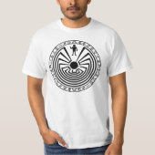 Man in het doolhof [zwart] t-shirt (Voorkant)