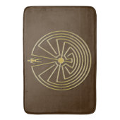 MAN IN HET MASISgoud + uw achtergrond Badmat (Voorkant Verticaal)