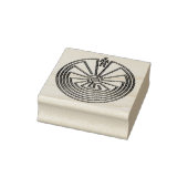 MAN IN HET MASISgoud + uw achtergrond Rubberstempel (Stempel)