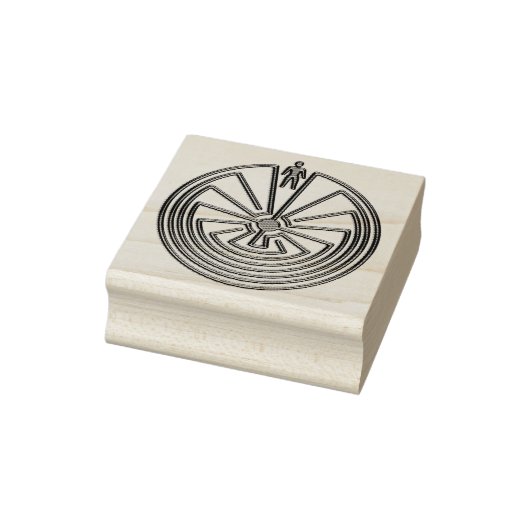 MAN IN HET MASISgoud + uw achtergrond Rubberstempel (Stempel)