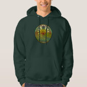 MAN IN HET MASISlandschap + uw achtergrond Hoodie (Voorkant)